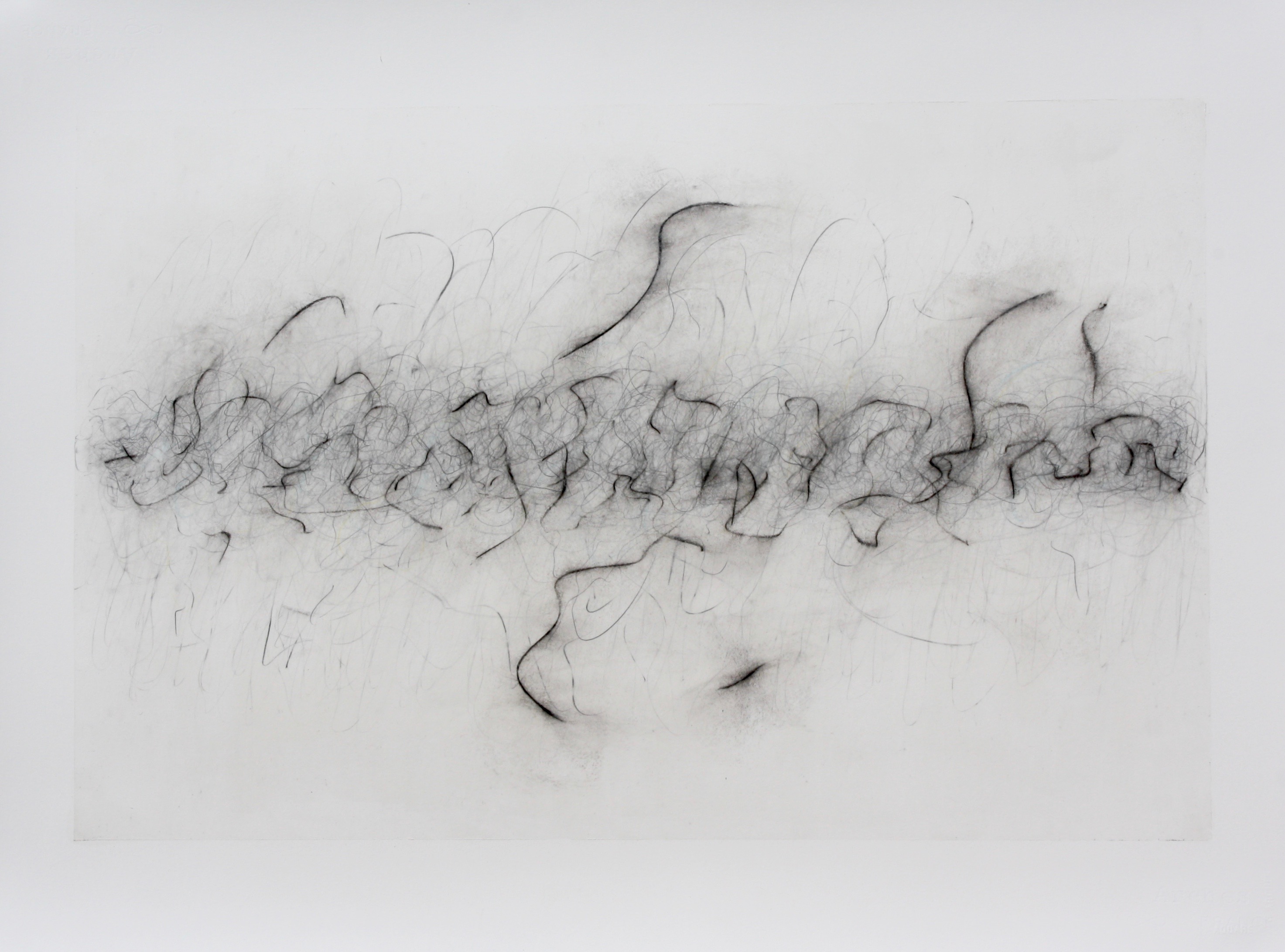 Robinson_Fiona Debussy String Quartet 3rd Movement. Graphite charcoal and mixed media 76 x 56cms