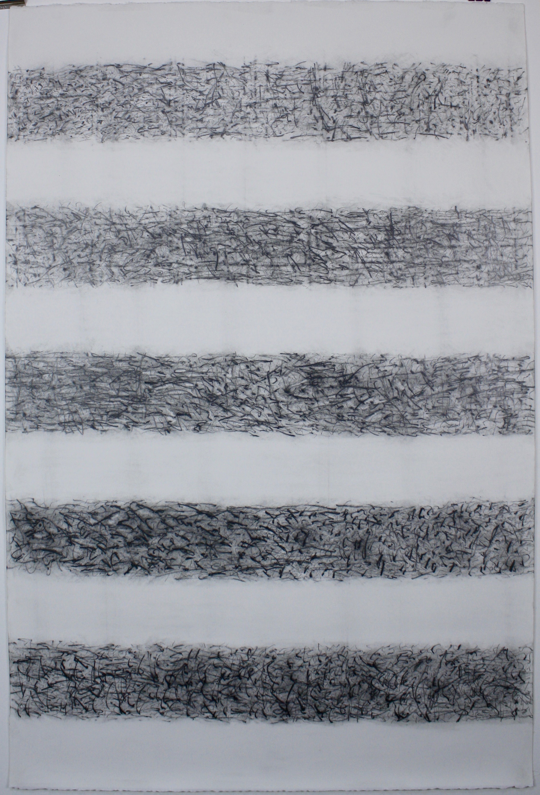 Robinson Fiona Plainchant 2023 Graphite 116 x 76 cm.
